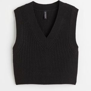 Rib-Knit Sweater Vest